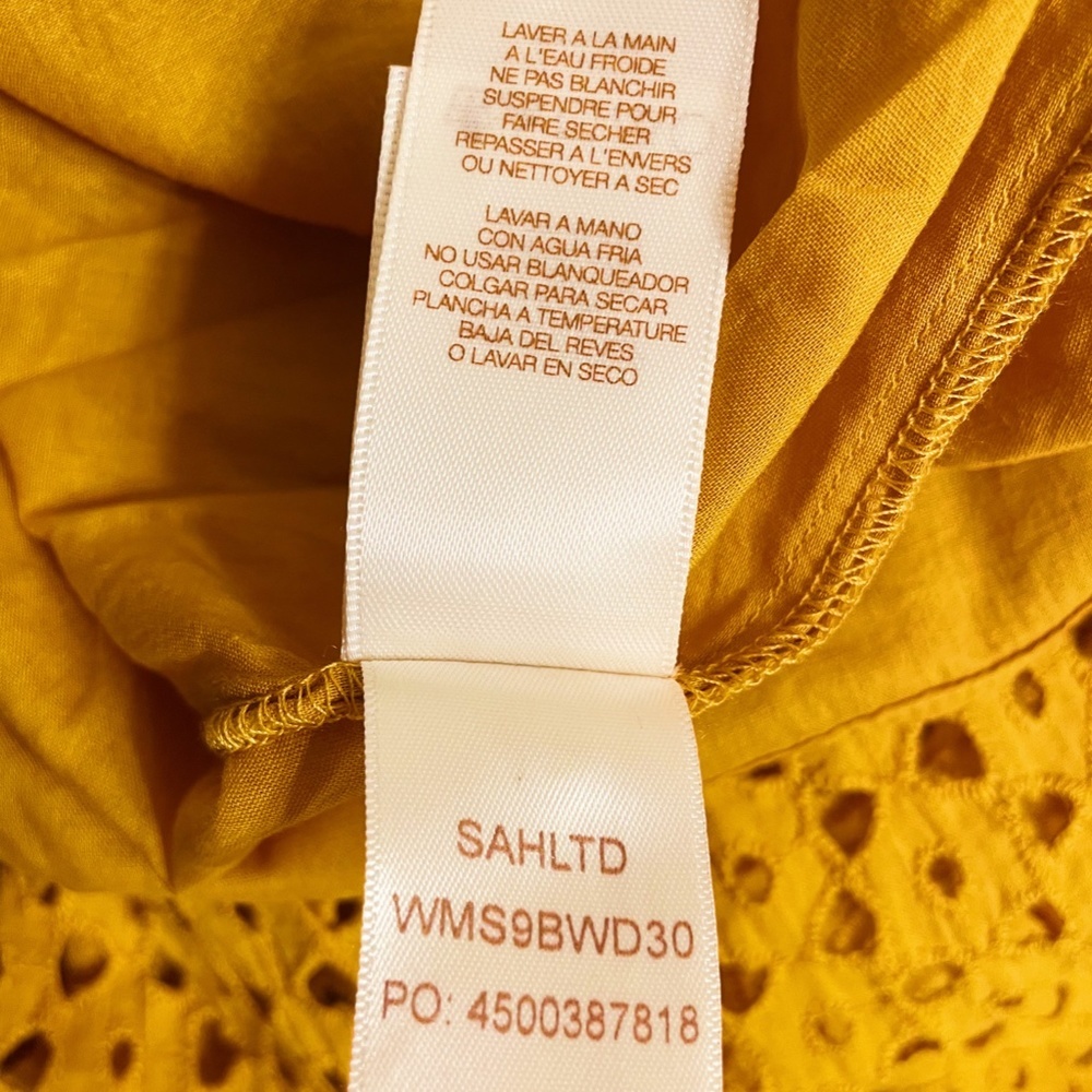 Anthropologie Nuri Eyelet Wrap Dress - Picture 9 of 11